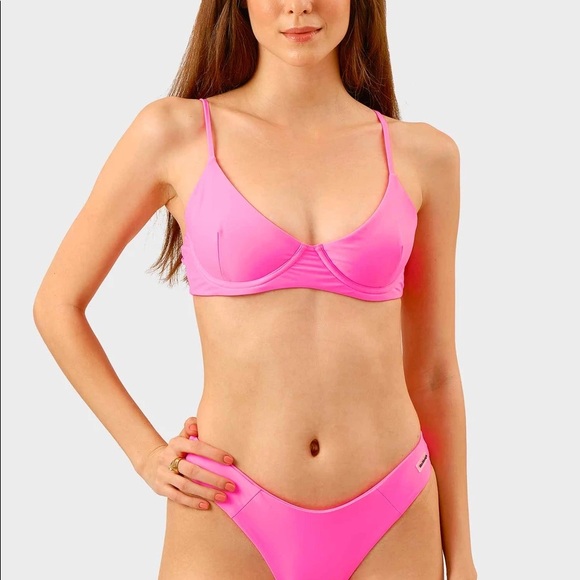 Black Bough Bikini Top and Bottom - Picture 1 of 5